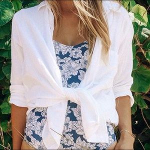 Acacia Cotton Gauze Button Down Top